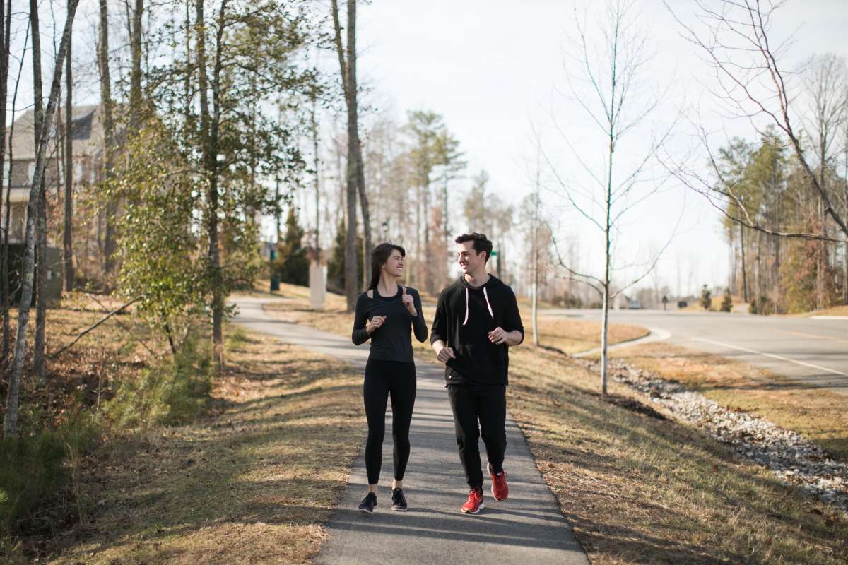 01 Couple - Neighborhood Trail - Run Walk Exercise - Family - Park.JPG